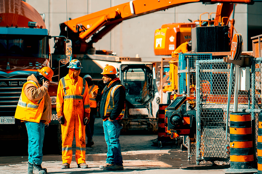 Construction workers